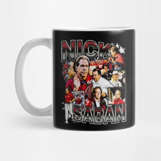 Nick Saban College Vintage Bootleg Mug